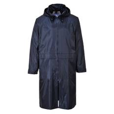 Klassisk regnfrakke - Marine (Størrelse: 5XL)