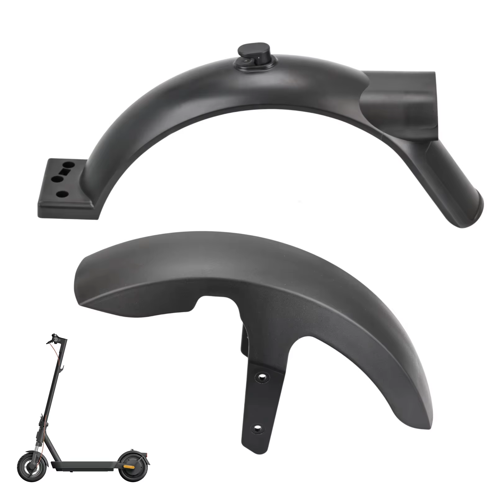 Front Rear Fender For Xiaomi 5 Electric Scooter Wheel Mudguard With Hook and Screws Waterproof Splash Protector Parts