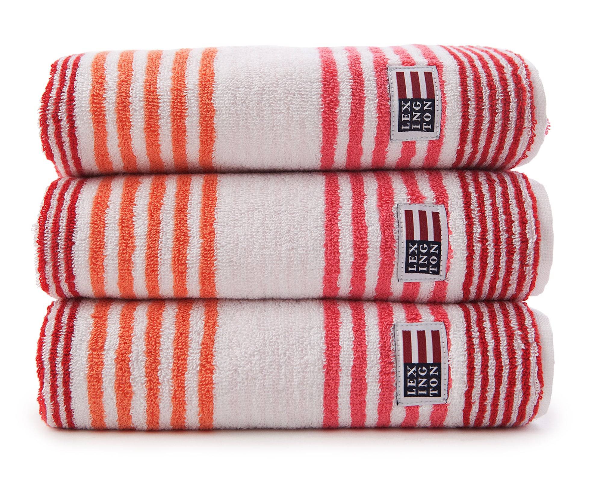 Lexington Original Striped Towel Red