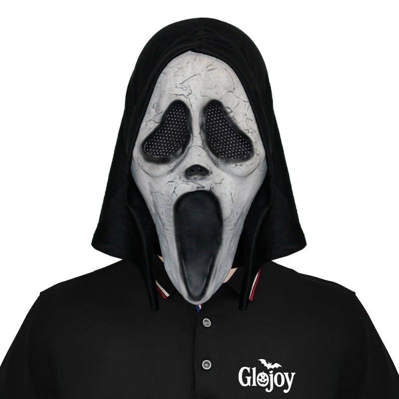 Scary Grim Reaper Mask Halloween Party Cosplay Horror Skull Ghost Face Full Head Latex Costume Props cm