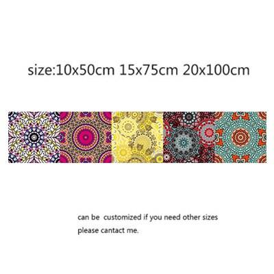 20 x 100cm pvc väggdekal arabisk retro badrum vattentät självhäftande tapeter golv mosaik kakel klistermärken för väggdekal - 2 / 10 x 50cm
