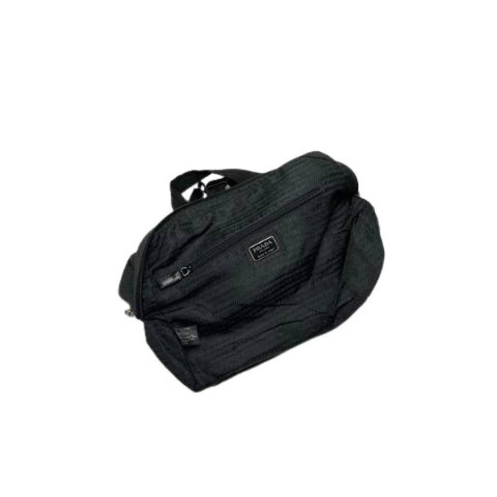 Prada Vintage Pre-owned Stof prada-tasker - Vintage - Dame - Grå - ONE SIZE - Tyl