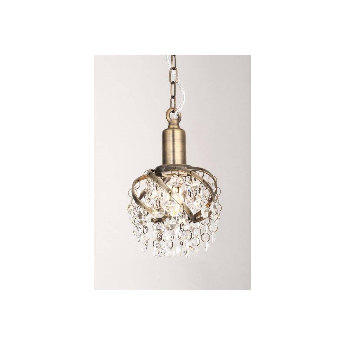 Norrsken Design Fönsterlampa Isabelle Antikmässing 11cm