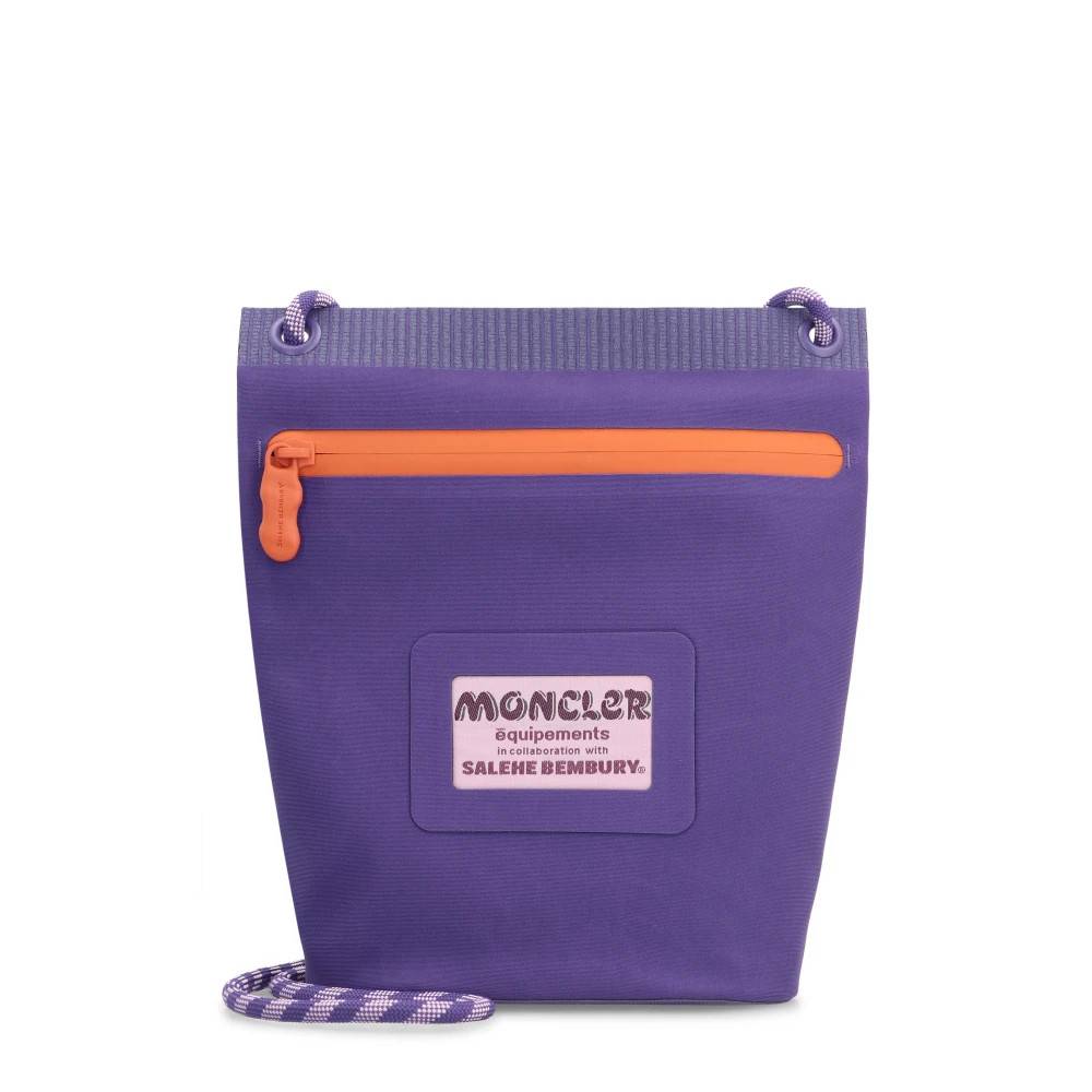 Moncler Amøbe Clutch med Stofrem og Metal Hardware - Tasker - Herre - Lilla - ONE SIZE - Nylon