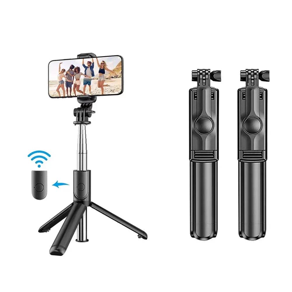3-in-1 Bluetooth Selfie Stick Tripod - 2 cs