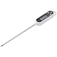 Mattermometersond, Digital Matlagningstermometer med LCD-display för Köksgrill Kötttemperaturmätning, för Biff, Fisk, Bröd, Godis och Hembryggning, Inbyggt LR44-batteri
