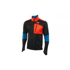Lars Monsen Anárjohka Jacket Herr - M / Jet Black/Poinciana/Blue Sapphire