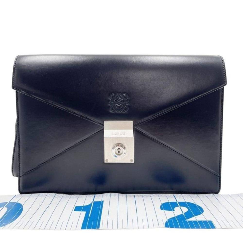 Loewe Vintage Loewe Clutch L 18.5cm x W 26cm x D 6cm - Clutches hos Magasin.