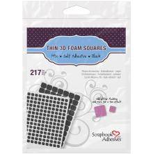 Scrapbook Adhesives 3L 3D Self-Adhesive Foam Squares 217/Pkg - Blac...