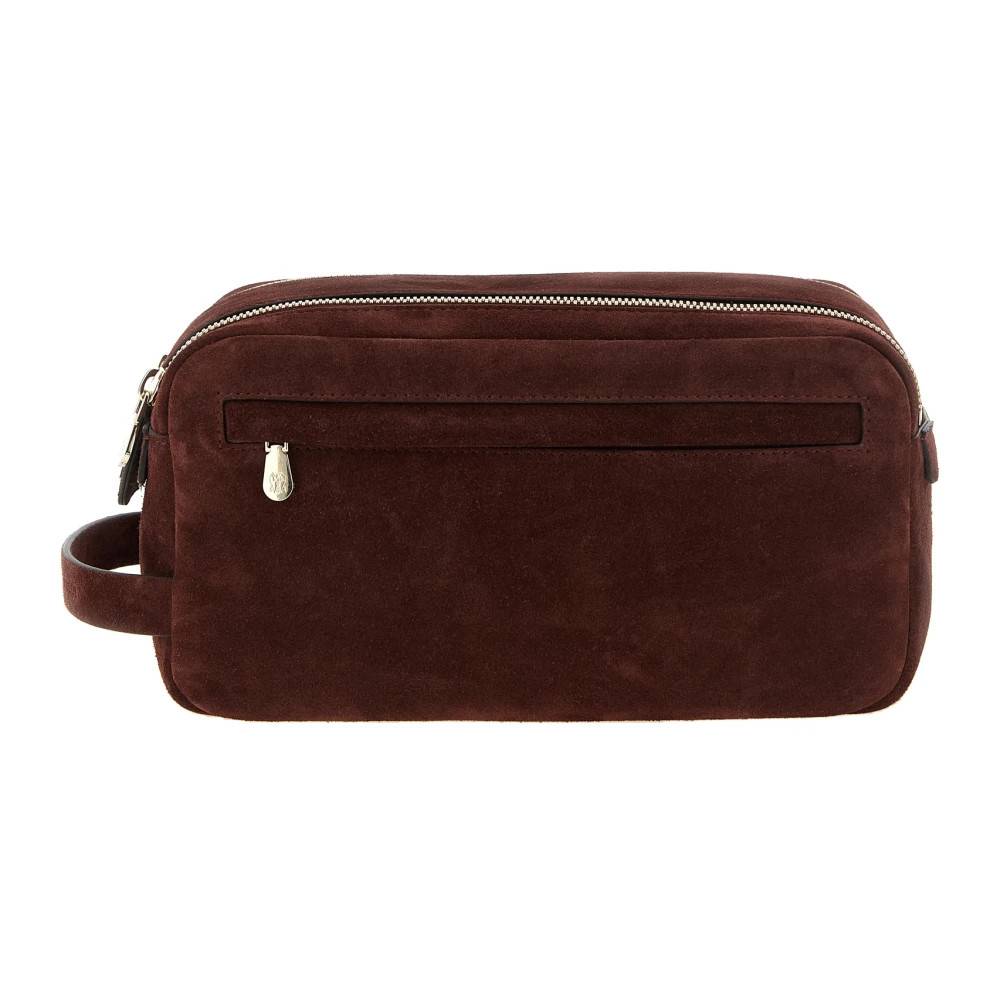 Brunello Cucinelli Toilettaske - Tasker - Herre - Rød - ONE SIZE -