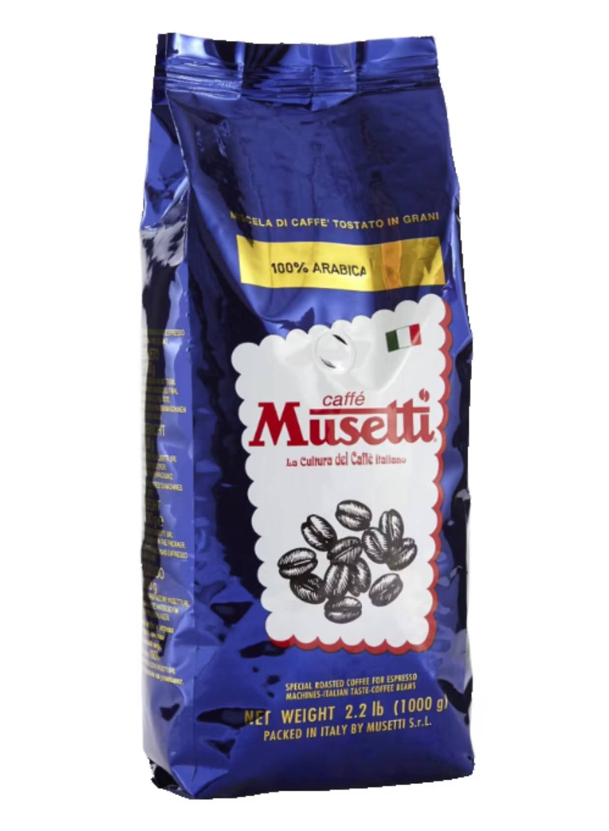 Musetti 100% Arabica kaffebönor 1000g