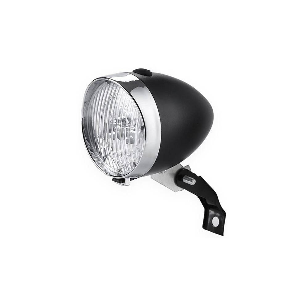 Bike Headlights Mountain Bike Retro Headlights 3LED Riding Lights Front Lights Night Riding Equipment Black