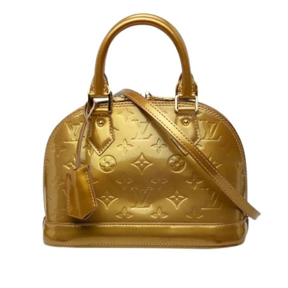 Louis Vuitton Vintage Pre-owned Alma BB - Vintage - Dame - Gul - ONE SIZE - Uld
