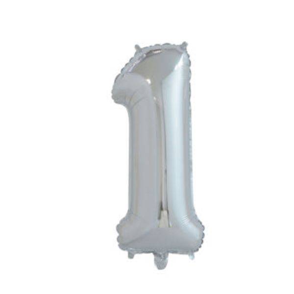 Ballon Nummer "1" 65 Cm.