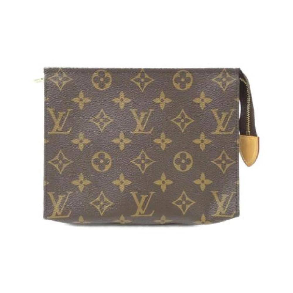 Louis Vuitton Vintage Pre-owned Clutch - Vintage - Dame - Brun - ONE SIZE - Uld