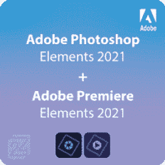 Adobe Photoshop + Premiere Elements 2021 Win/ Mac