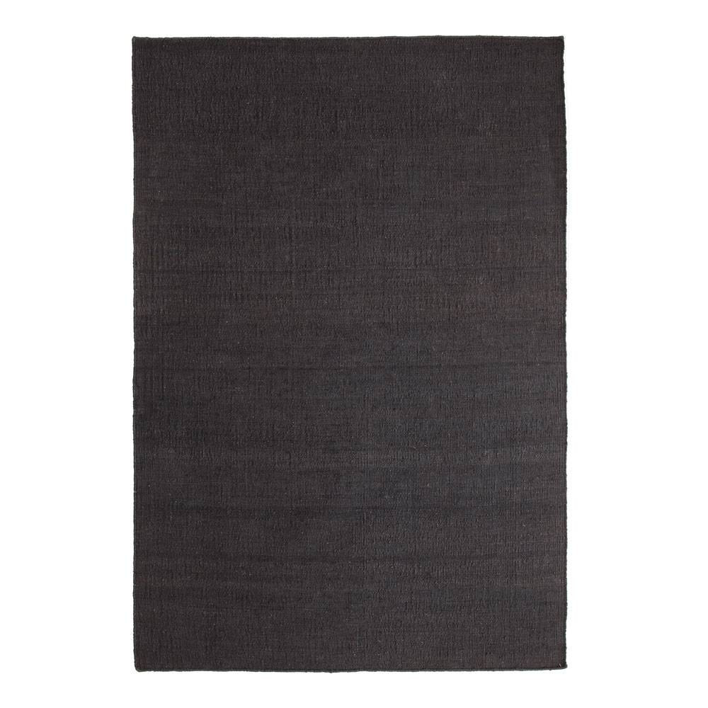 Nanimarquina - Natural Vegetal Black Small - Ensfarvede gulvtæpper - Ariadna Miquel,Nani Marquina - Sort