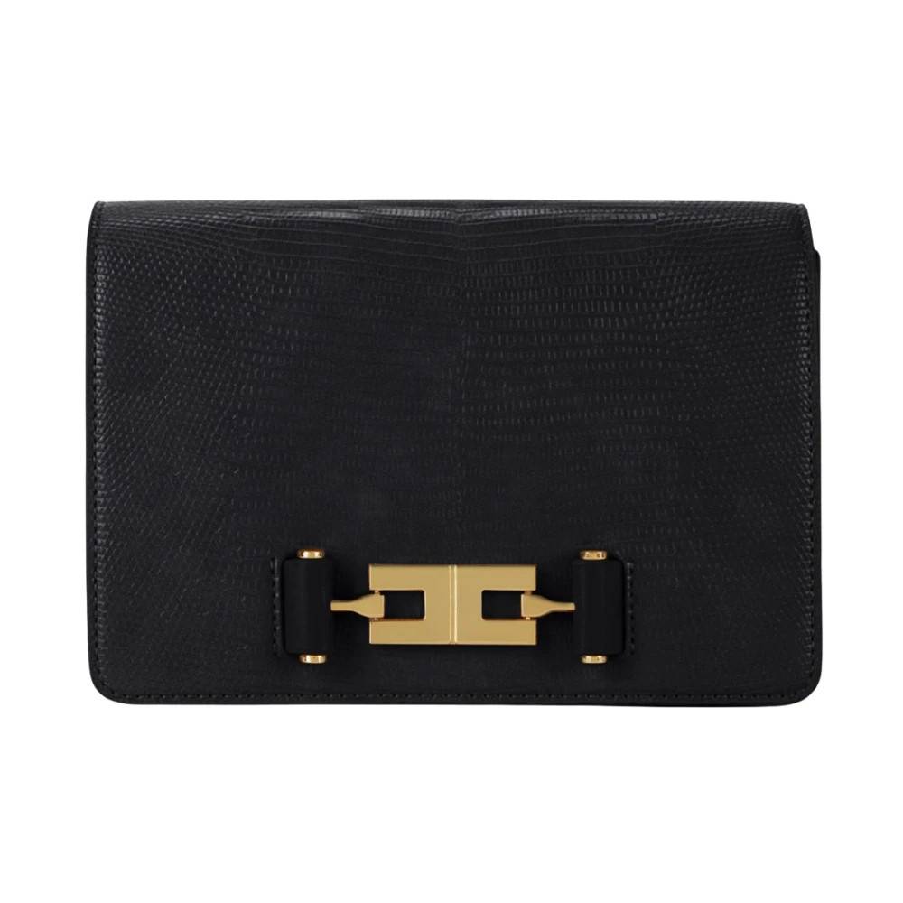 Elisabetta Franchi Skuldertaske - Tasker - Dame - Sort - ONE SIZE - Uld