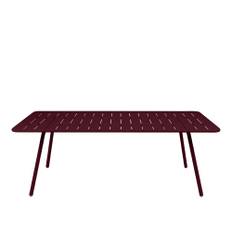 Fermob - Luxembourg Table 207 x 100, Black Cherry - Udendørs spiseborde - Frédéric Sofia - RØD - Metal