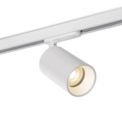 Ledpro Tania Mini til GB 1 faset skinnespot, GU10, hvid + Philips Hue White 4,2W, 400lm, 2700K, 46°