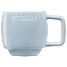 staub Mug XS Light Blue Ceramic Mug Cup Espresso Ceramic Microwave Safe Japanese Ceramic Stacking Mug Citron Stacking 100ml [Authorized Product]