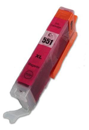 Canon Pixma CLI-551M XL Magenta 12 ml. Kompatibel (ej Canon original) bläckpatron. Fri frakt.