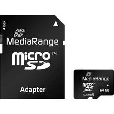 MediaRange micro SDHC Speicherkarte mit SD...