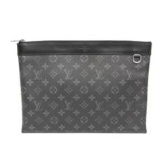 Louis Vuitton Vintage, Pre-owned, Herre, Sort, ONE SIZE, Tyl, Pre-owned canvas tasker