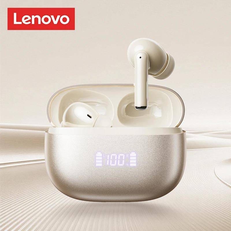 Original Lenovo LE232 ANC Noise Cancelling True Wireless Earphones Bluetooth 6.0 Gaming Headphone LED Digital Display In Ear HiFi Stereo Bass Earbuds