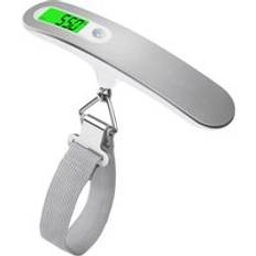 50kg x 10g digital bagagevåg med bakgrundsbelysning elektronisk vikt viktbalans resväska resande hängande steelyard krokvåg - Blå knapp