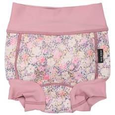 Mikk-Line Kid's Baby Swim Pant Frill Recycled AOP Badebukser Børn størrelse 3-4 Years farve pink
