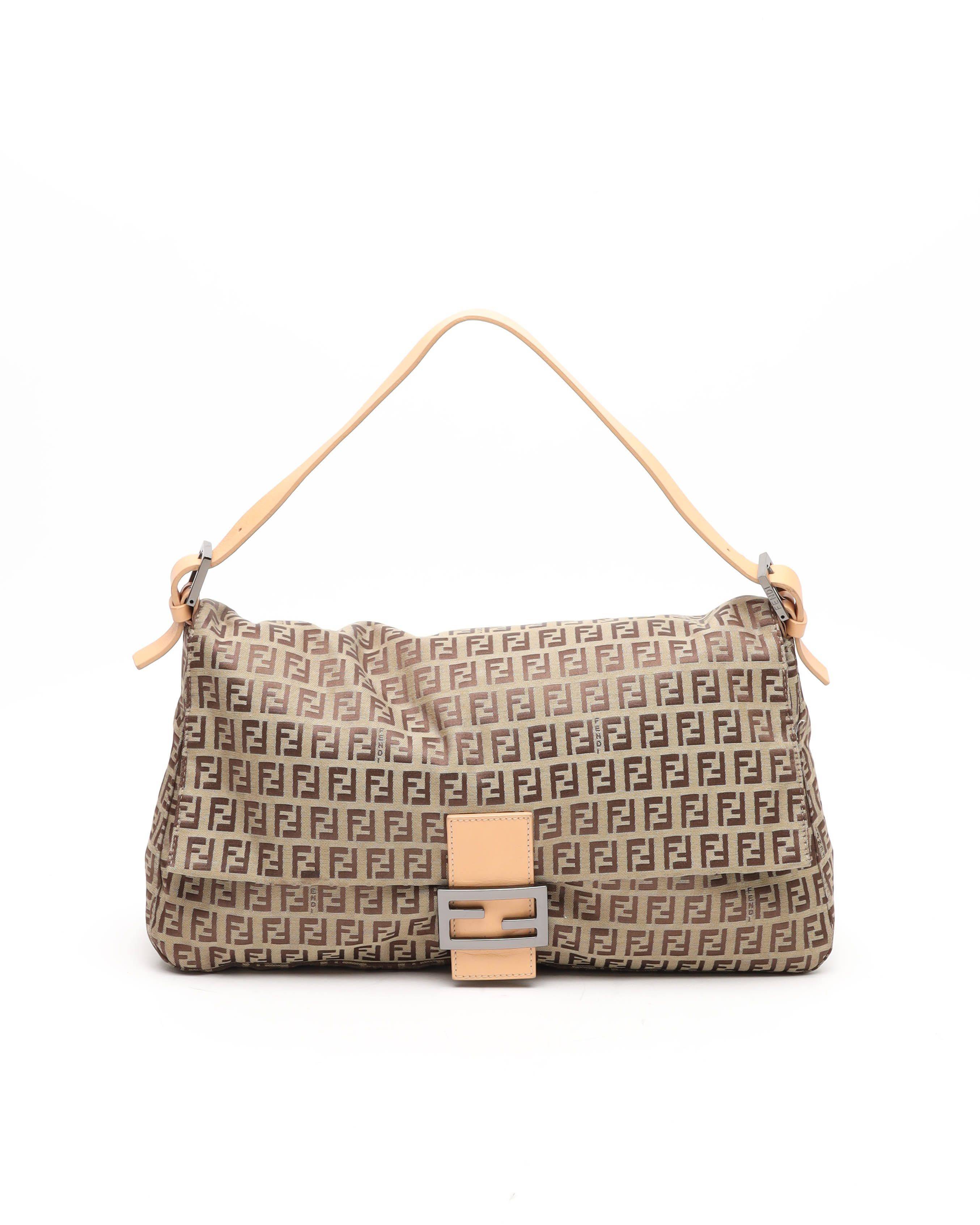 Fendi Zucchino Mamma Baguette Bag - One Size