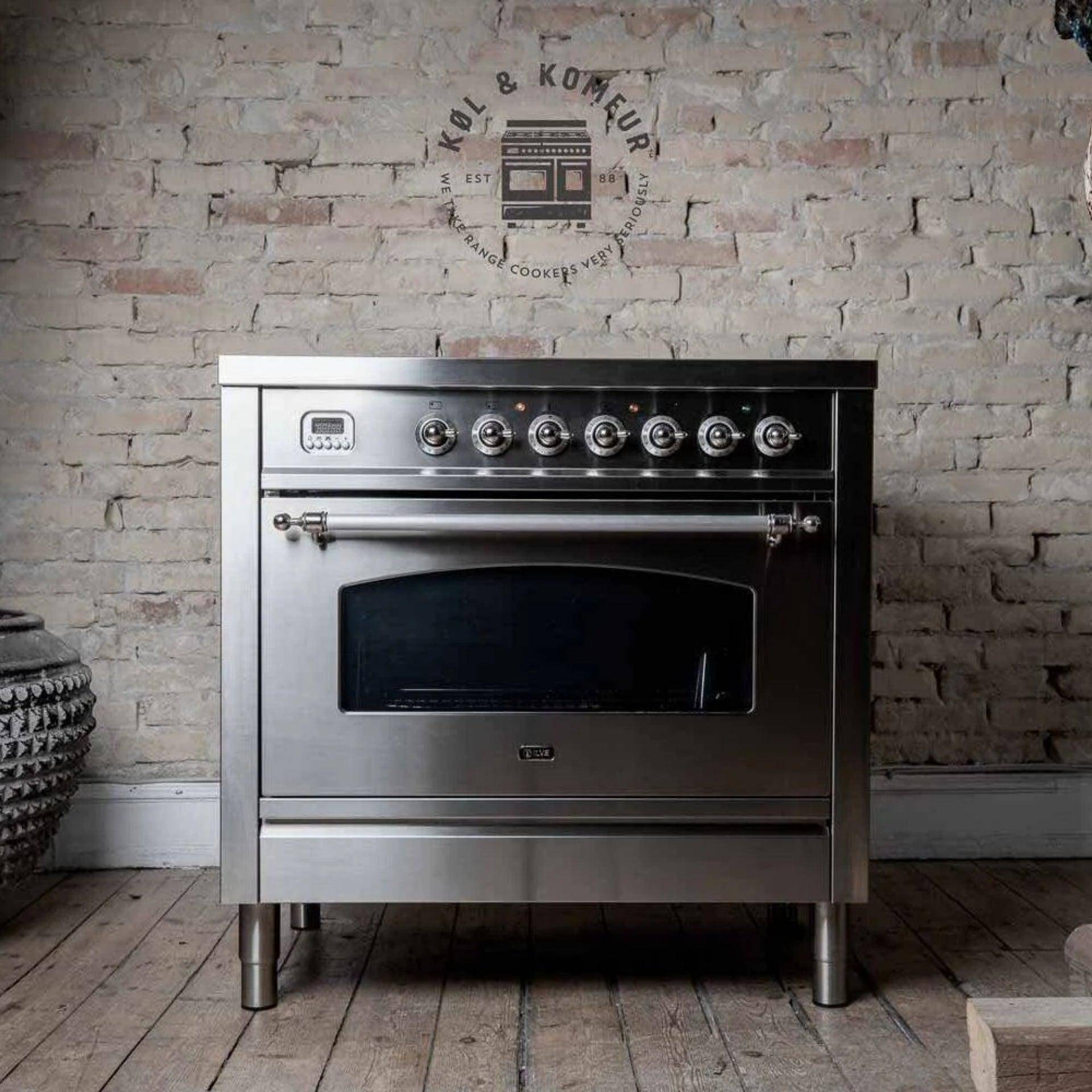iLVE Nostalgie Komfur - P09N/PD09N - 90 cm.
