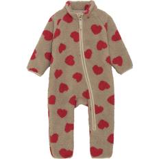CeLaVi Teddy Fleeceoverall, Cayenne, 90