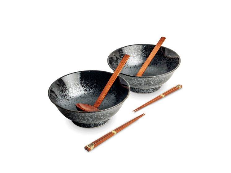 Ramen Skåle Set Koge 6 dele Ø22 cm. - Gavesæt og æsker