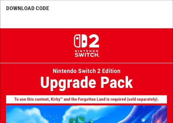 Kirby and the Forgotten Land – Nintendo Switch 2 Edition + Star-Crossed World – Nintendo Switch 2 Upgrade Pack