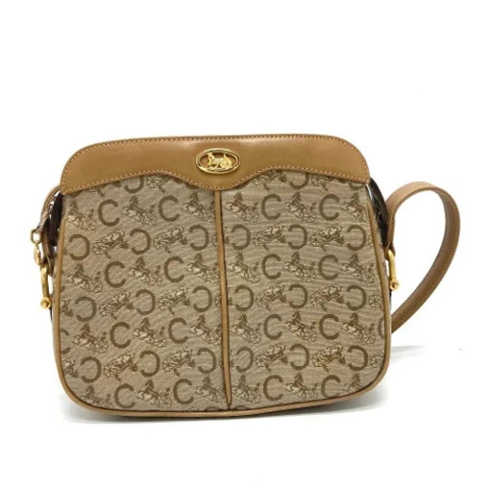 Celine Vintage Pre-owned Laeder celine-tasker - Vintage - Dame - Beige - ONE SIZE - Uld