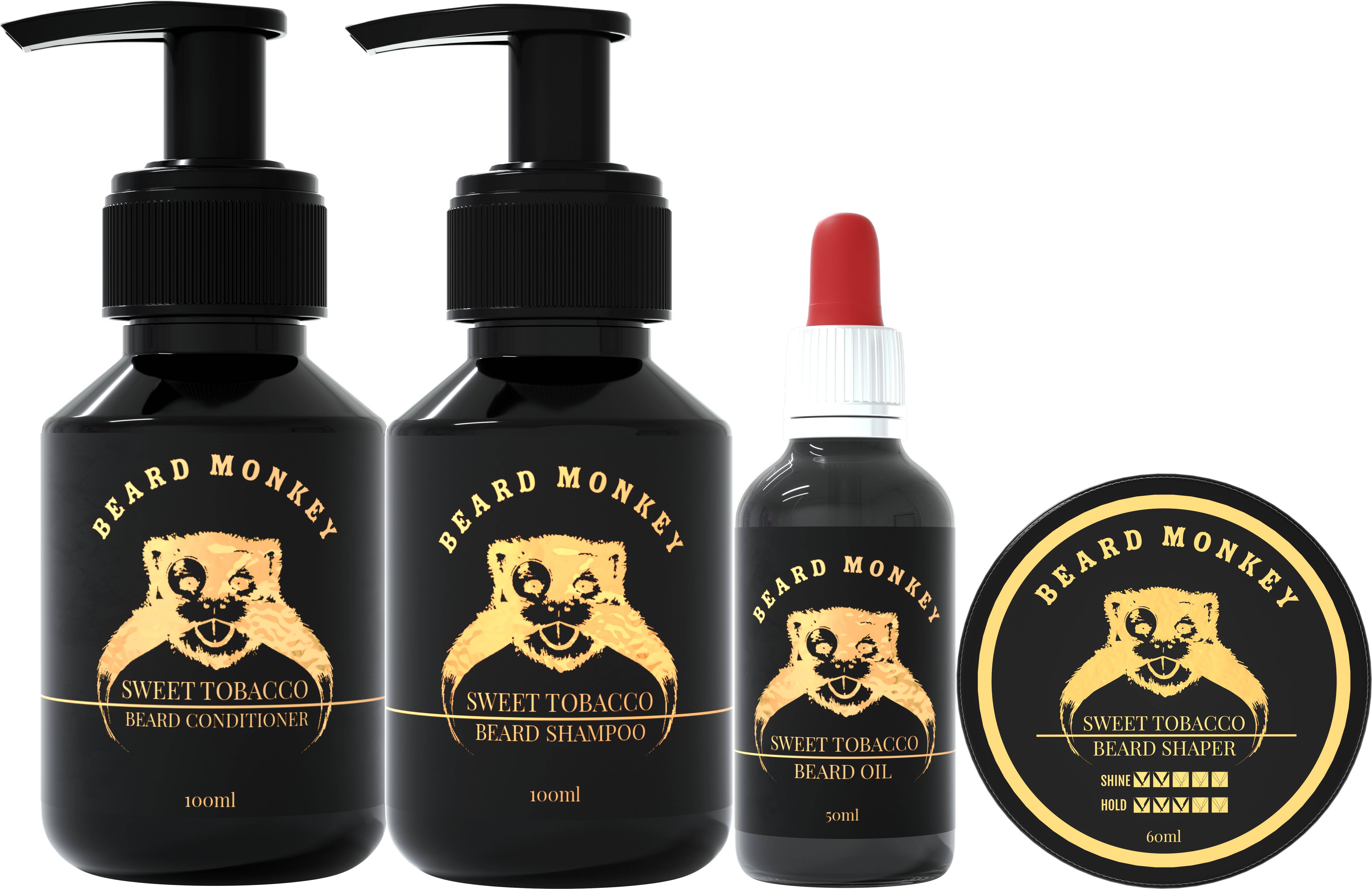 Beard Monkey Sweet Tobacco All Beard Kit