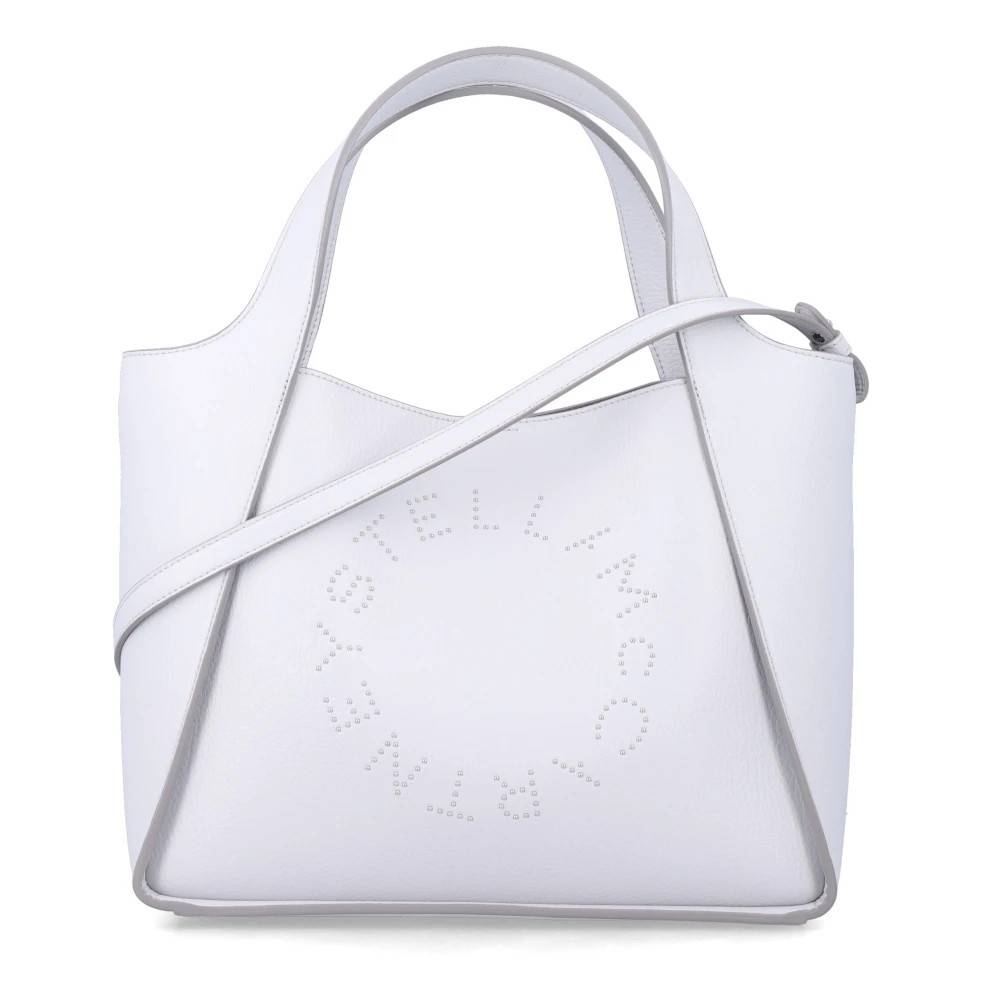 Stella McCartney Logo Crossbody Tote Bag - Tasker - Dame - Grå - ONE SIZE - Uld