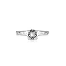 Caroline Svedbom Natti Ring Rhodium Crystal