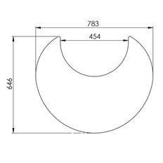 Glasgulvplade HETA Scan-Line 900