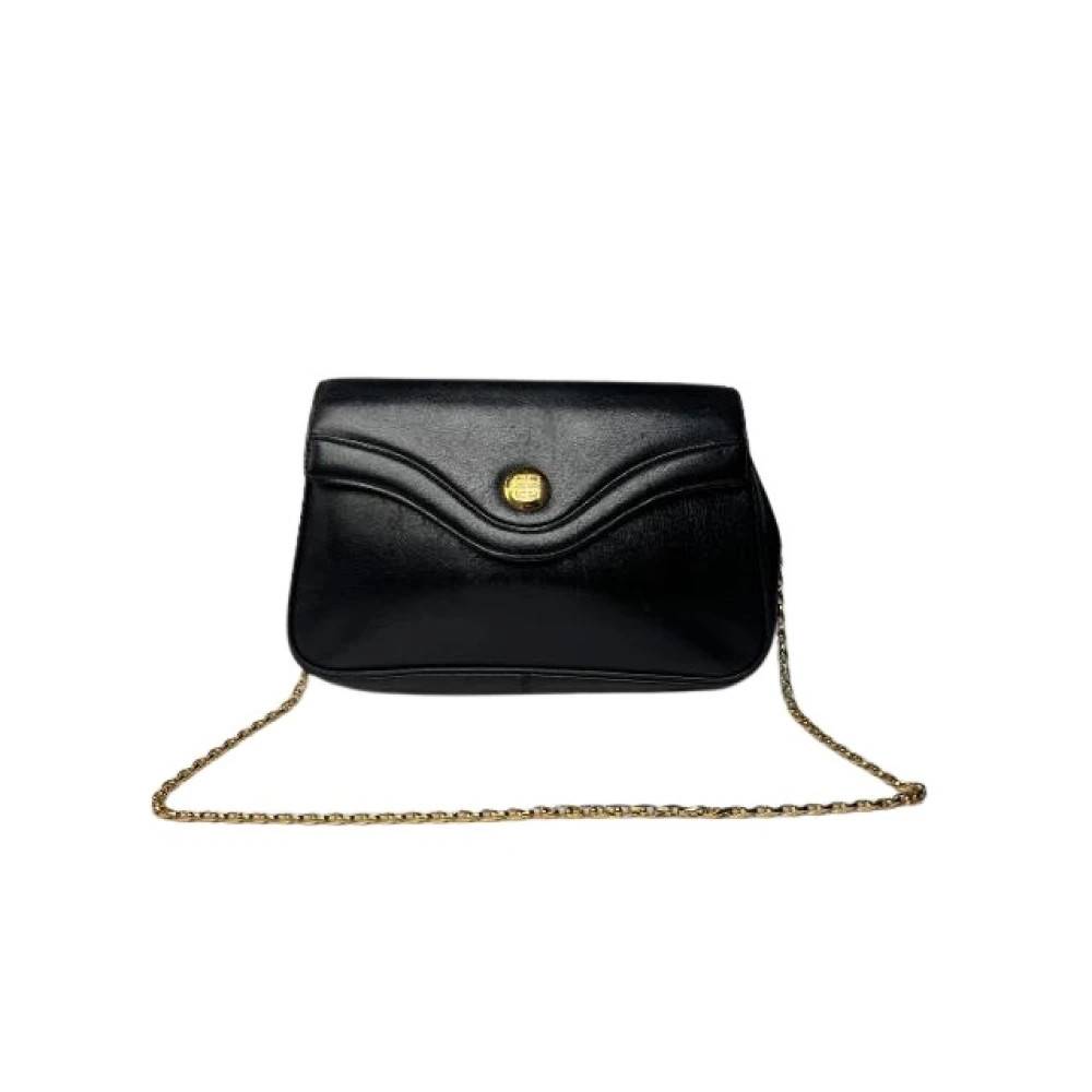 Givenchy Pre-owned Pre-owned Læder Crossbody Taske - Vintage - Dame - Sort - ONE SIZE - Læder
