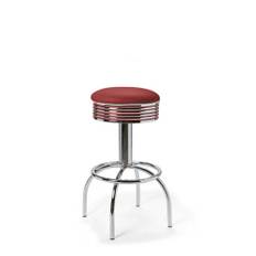 Diner barstol nostalgi utan rygg (Färg: ORANGE)