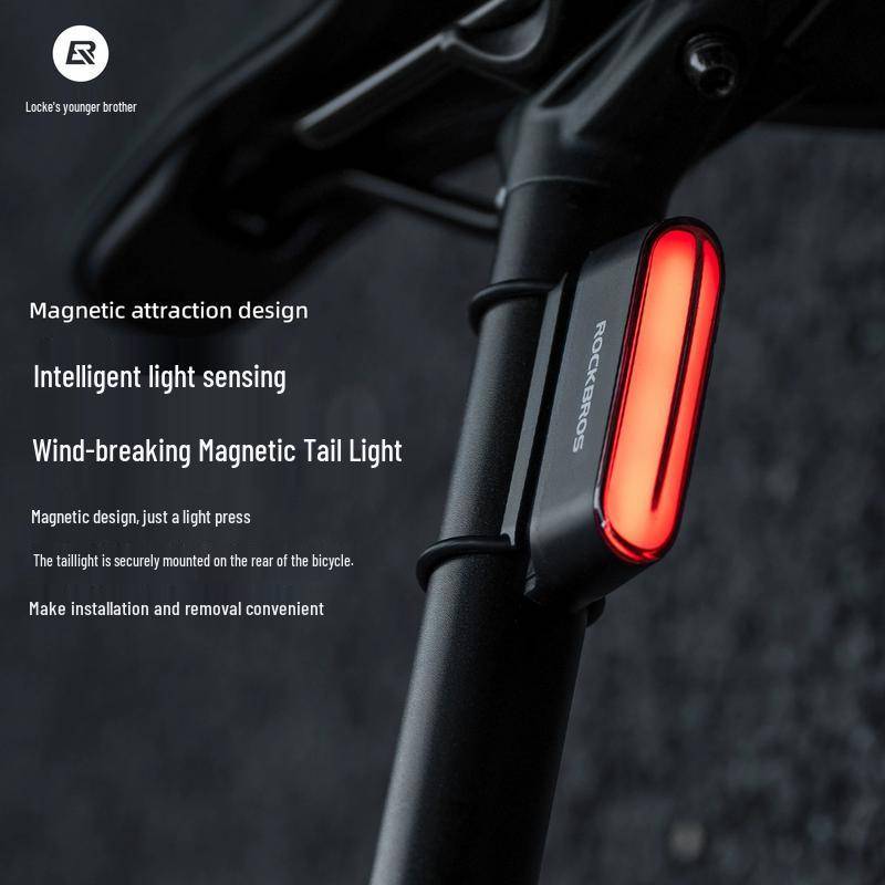 ROCKBROS Magnetisk Smart Cykelbakljus