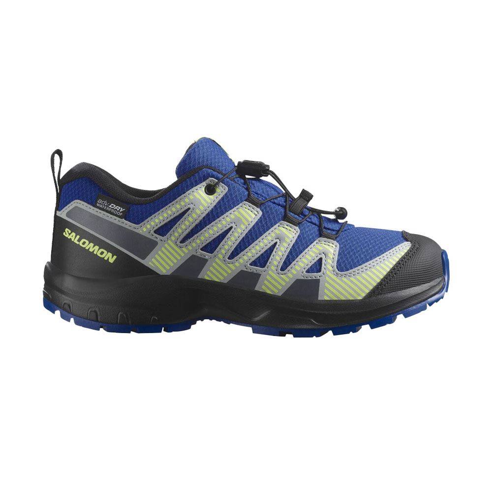 Salomon XA Pro V8Waterproof Junior Nautical Blue/Black/Sharp Green strl 34