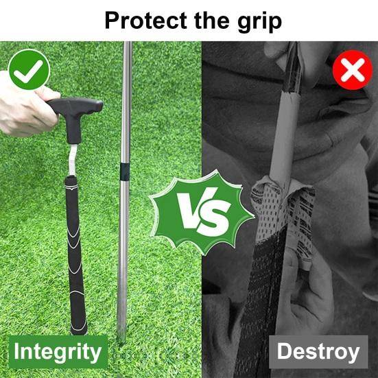 Golf Club Grip Removal Tool V-Groove Grip Remover Saver 15-tums standardlängd Swinging Grip Remover Gripverktyg Golftillbehör
