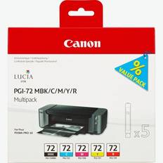 Canon PGI-72 MBK/C/M/Y/R 5 Ink Cartridge Multipack