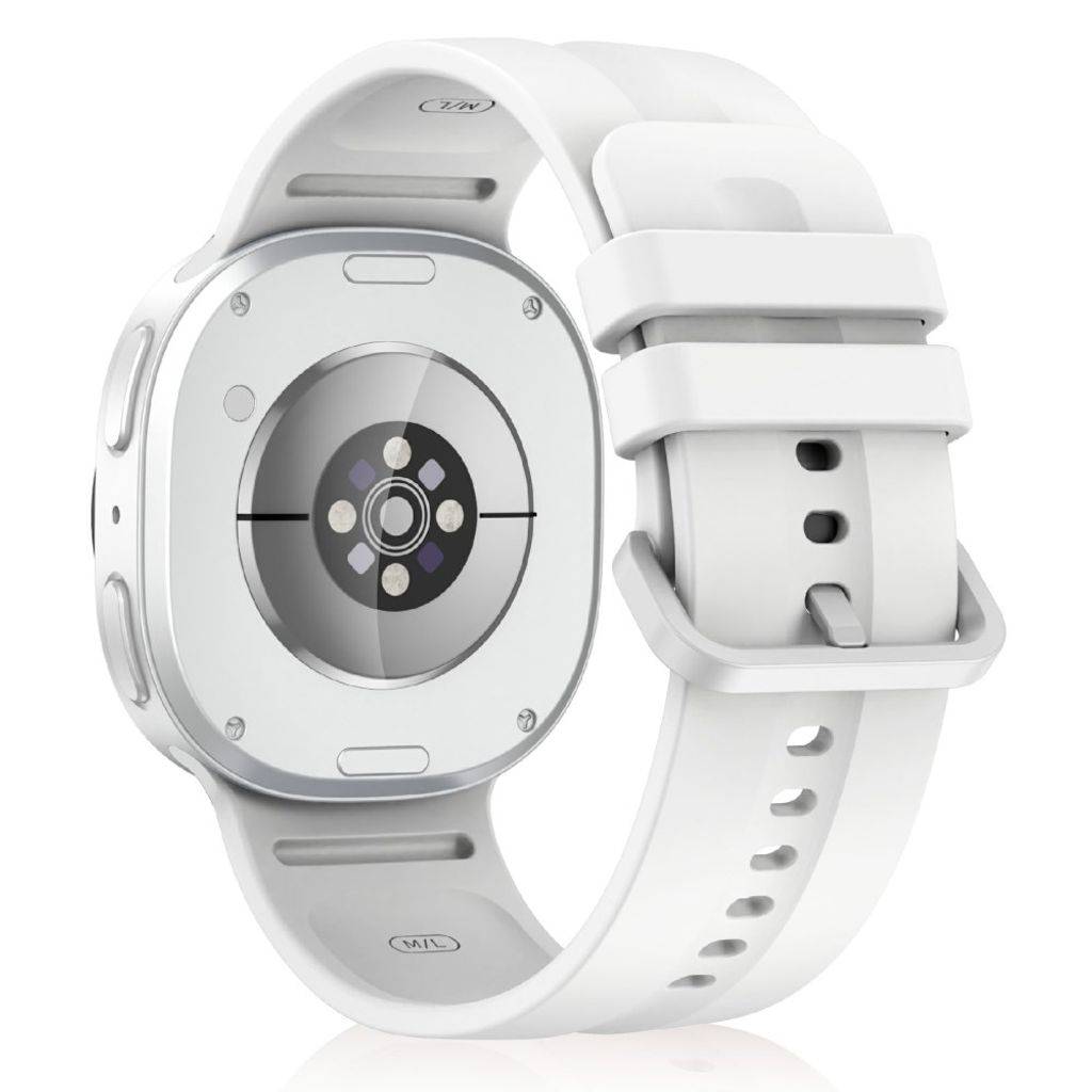 Samsung Galaxy Watch9/9 silikone urrem med hurtigmontering - Hvid