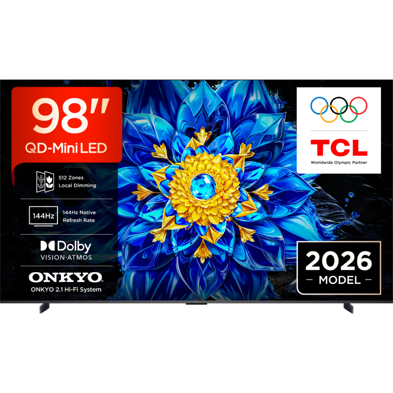 TCL 98P8L QLED Google TV 98" QLED Google TV ➞ Trustpilot topscorer på TCL service!