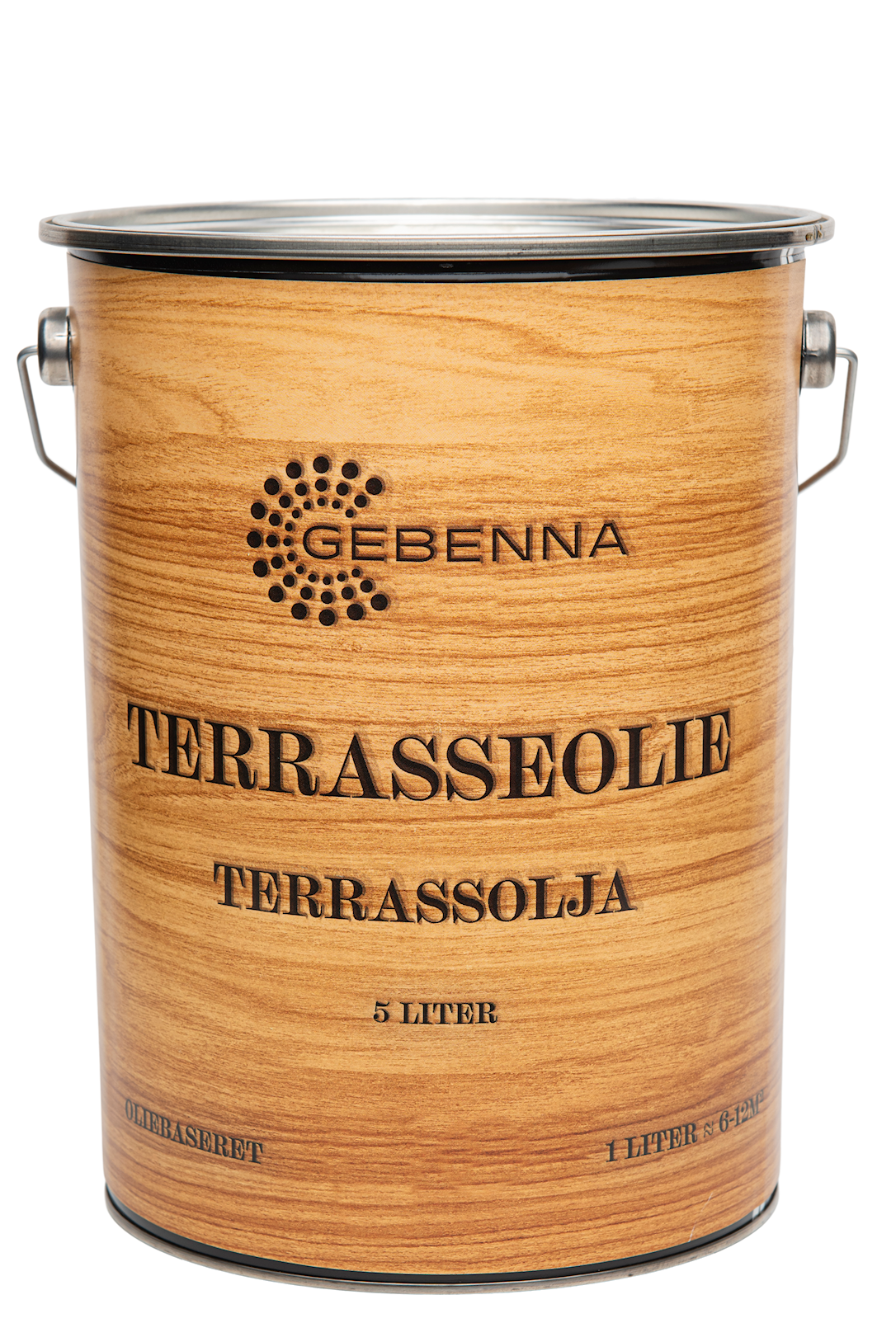 Gebenna Professional Terrasseolie: Mahogni.
